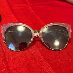 Diff Sunglasses Purple Iridescent